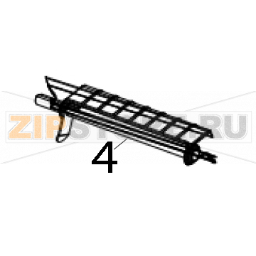 Media damper assy TSC MH341T Media damper assy TSC MH341TЗапчасть на деталировке под номером: 4
