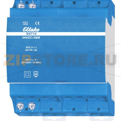 Блок питания на DIN-рейку 2 А, 48 Вт Eltako SNT14-24V/48W 