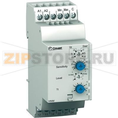 Реле контроля уровня жидкости 24 В/AC/DC, 240 В/AC/DC, 1 шт Crouzet 84870700 