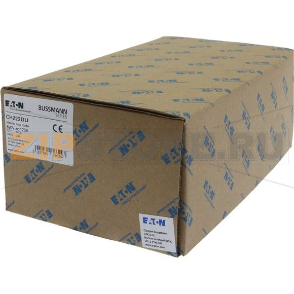 Держатель предохранителя, 125 A, AC 690 В, 22x58 мм, 2P, IEC UL Eaton 2P 22x58 Fuse Holder 