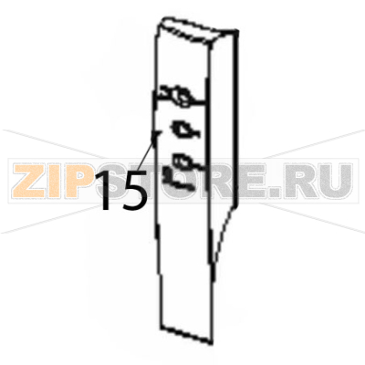 Control panel Zebra TLP-2746e Control panel Zebra TLP-2746eЗапчасть на деталировке под номером: 15
