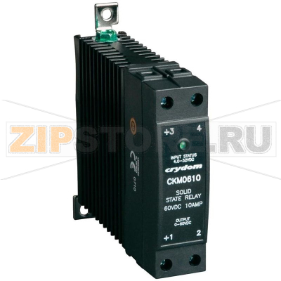 Реле твердотельное 20 А, 60 В/DC, 1 шт Crydom CKM0620 