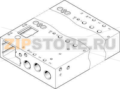Коллектор Festo VABM-L1-14G-G14-16-GR 