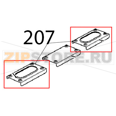 Scudo interno Unox XBC 615EG Scudo interno Unox XBC 615EGЗапчасть на деталировке под номером: 207