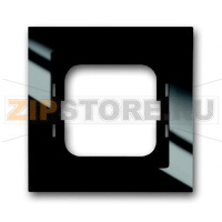 Рамка одноместная, чёрная ABB 2CKA001754A4409