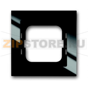 Рамка одноместная, чёрная ABB 2CKA001754A4409 
