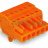 MCS MIDI Classic 1-conductor female plug; Snap-in mounting feet; 2.5 mm; Pin spacing 5.08 mm; 19-pole; 2,50 mm; orange Wago 231-319/008-000 - MCS MIDI Classic 1-conductor female plug; Snap-in mounting feet; 2.5 mm; Pin spacing 5.08 mm; 19-pole; 2,50 mm; orange Wago 231-319/008-000