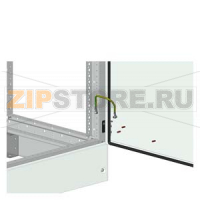 SIVACON, grounding cable, for door 6 mm2 Siemens 8MF1010-2HD3