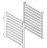 Pair of tray holders Angelo Po FX101E3 