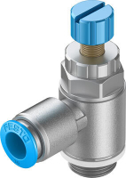 Дроссель с обратным клапаном Festo GRLA-3/8-QS-10-RS-D