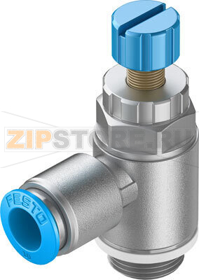 Дроссель с обратным клапаном Festo GRLA-3/8-QS-10-RS-D 
