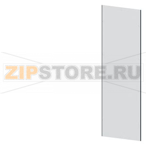 SIVACON, side panel / rear panel, Closed, IP40, H: 2000 mm, W: 600 mm, RAL 7035 Siemens 8MF1060-2UW60-1C 