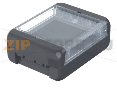 Корпус, 113x80x40 мм, поликарбонат UL 94 V0, прозрачная крышка Bopla B 100804 PC-V0-G 7024 