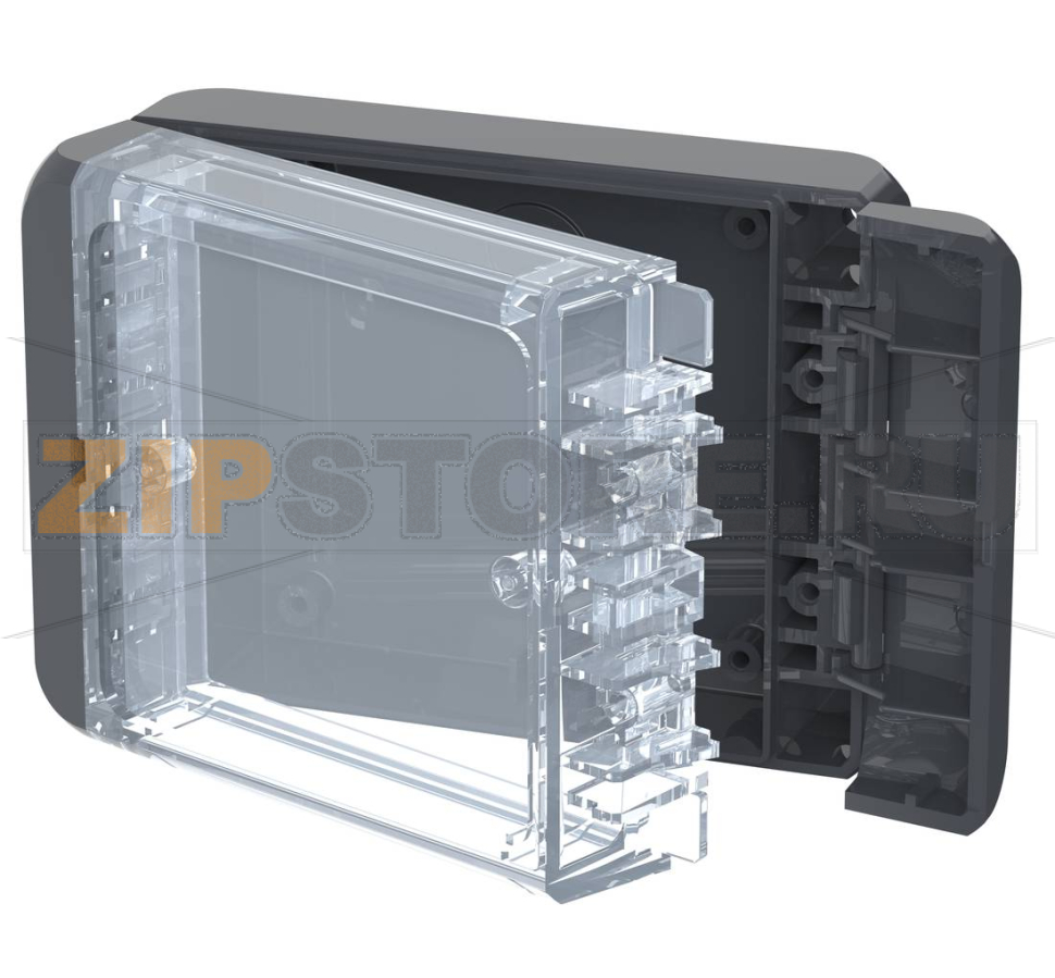 Корпус, 113x80x40 мм, поликарбонат UL 94 V0, прозрачная крышка Bopla B 100804 PC-V0-G 7024 
