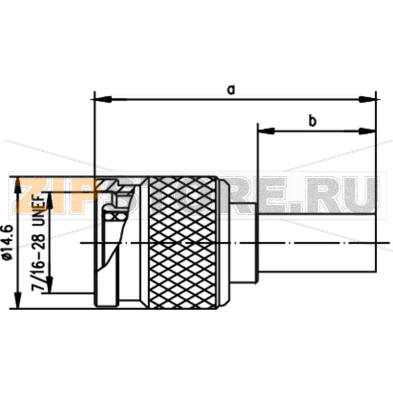 Разъем TNC, 50 Ом, 1 шт Telegärtner J01010F2255 