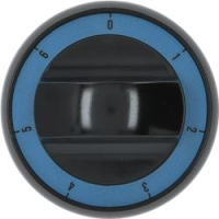 BLACK KNOB ø 72 mm 0-1-2-3-4-5-6