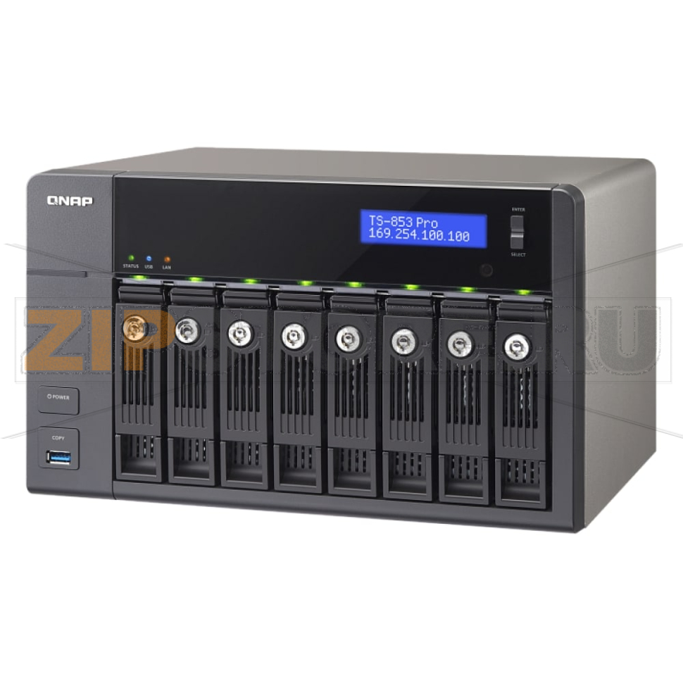 Накопитель сетевой QNAP TS-853-PRO 