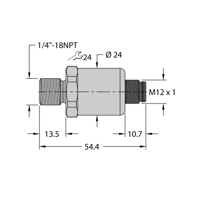 Датчик давления Turck PT1R-1103-U3-H1143 