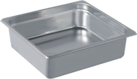 TRAY ST./STEEL GN 2/3 354x325xH100 mm