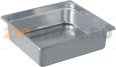 TRAY ST./STEEL GN 2/3 354x325xH100 mm 