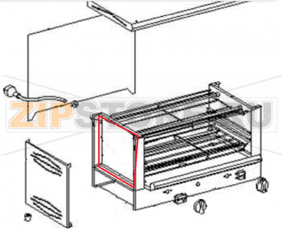 Upright Roller Grill BAR 1000 Upright Roller Grill BAR 1000Запчасть на 