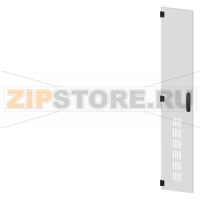 SIVACON, door, left, ventilated, IP20, H: 1800 mm, W: 300 mm, RAL 7035, Protection class 1 Siemens 8MF1830-2UT15-1BA2