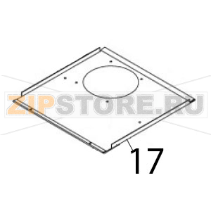 Bottom cover plate Airhot CT-300 Bottom cover plate Airhot CT-300Запчасть на деталировке под номером: 17