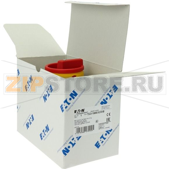 Выключатели главные, T3, 32 A, 3 модуля, 3-полюсн Eaton T3-3-15680/I2/SVB 