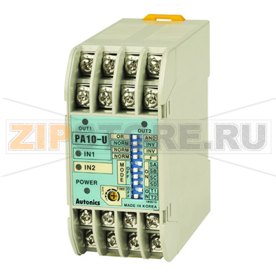Контроллер датчиков 100/240 В/AC, 50/60Гц, 200 мА, многофункциональный, NPN с открытым коллектором Autonics PA10-U 