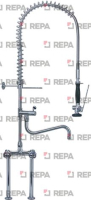 PRE-RINSE UNIT PREMIUM 1220 mm W/TAP