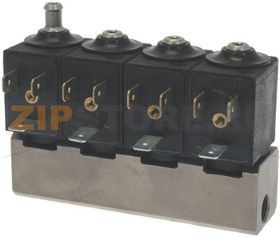 ГРУППА 4-Х ЭЛЕКТРОМАГНИТНЫХ КЛАПАНОВ AE Ø 1/8&quot; 240В 