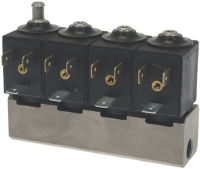 ГРУППА 4-Х ЭЛЕКТРОМАГНИТНЫХ КЛАПАНОВ AE Ø 1/8" 240В