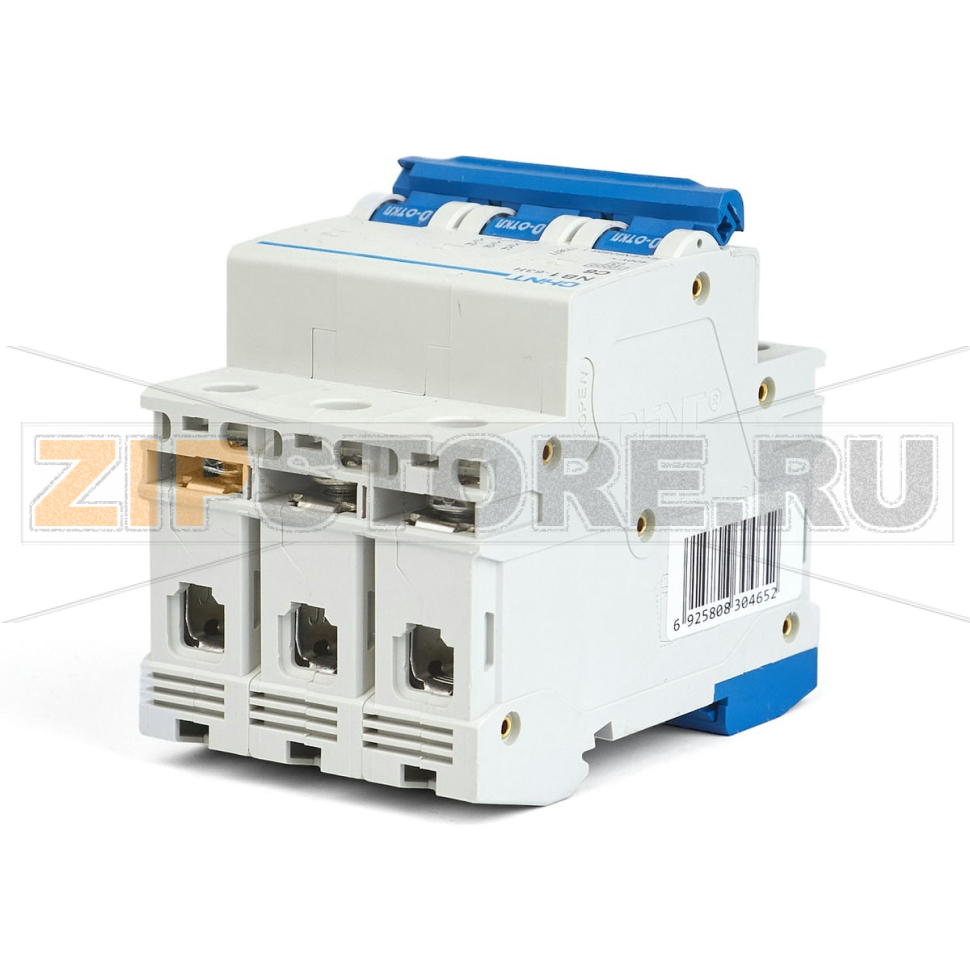 Выключатель автоматический 6 А, 10 кА, 3 полюса Chint NB1-63H 