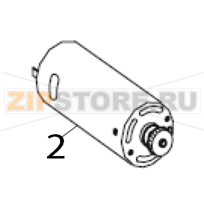 Kit ribbon supply DC motor (includes cable) RH and LH Zebra 170PAX4 Kit ribbon supply DC motor (includes cable) RH and LH Zebra 170PAX4Запчасть на деталировке под номером: 2