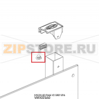 Nylon lid PA66 V2 grey Ø16 Unox XVC 105