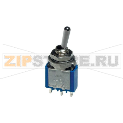 Тумблер 250 В/AC, 3 А, 3 x вкл/вкл, 1 шт APEM 5256A 