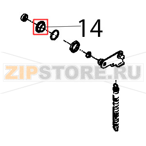 Bussola ottone M22x1.5 passaggio perno porta Teikos TS603 Bussola ottone M22x1.5 passaggio perno porta Teikos TS603Запчасть на деталировке под номером: 14