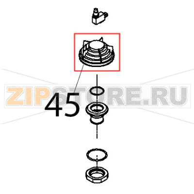 Filtro plastica nera Teikos TS820 Filtro plastica nera Teikos TS820Запчасть на деталировке под номером: 45