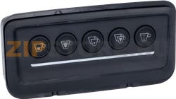 PUSH-BUTTON PANEL 5 BUTTONS 