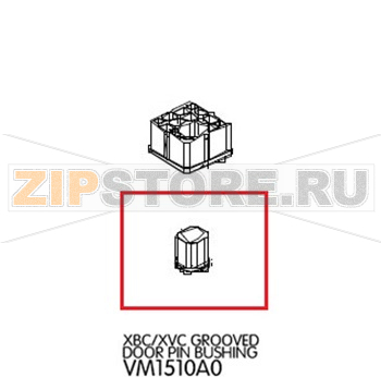 Grooved door pin bushing Unox XVC 705 Grooved door pin bushing Unox XVC 705Запчасть на деталировке под номером: 101Название запчасти на английском языке: Grooved door pin bushing Unox XVC 705
