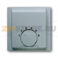 Накладка для терморегулятора, серебристый металлик ABB 2CKA001710A3744