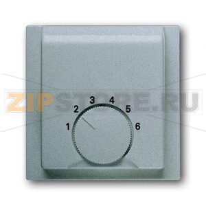 Накладка для терморегулятора, серебристый металлик ABB 2CKA001710A3744 