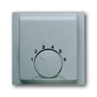 Накладка для терморегулятора, серебристый металлик ABB 2CKA001710A3744