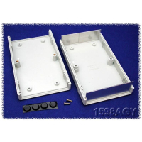 Корпус 157x94x36 мм, материал: пластик, серый, 1 шт Hammond 1598ASGY