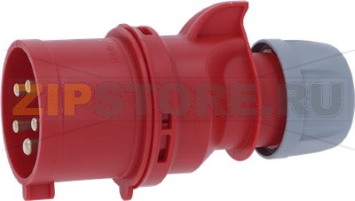 PLUG THREE-PHASE 5 POLES 3P+N+T 32A 