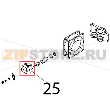 Safety thermostat Angelo Po FC1011G Safety thermostat Angelo Po FC1011GЗапчасть на деталировке под номером: 25