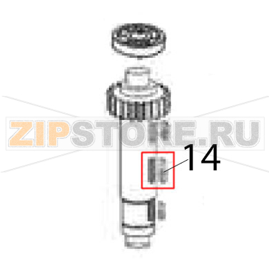Flat key Hurakan HKN-IP10F Flat key Hurakan HKN-IP10FЗапчасть на деталировке под номером: 14