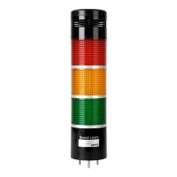 Колонна сигнальная, светодиодная, пластиковая, Ø: 86 мм Autonics MP8C-B300-RYG-B