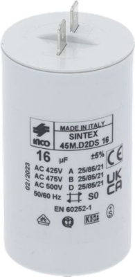 CAPACITOR 16MF 