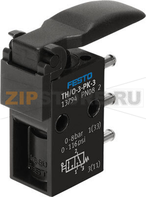 Распределитель с ручным управлением Festo TH/O-3-PK-3 